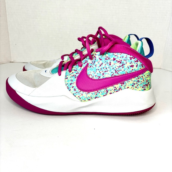 Nike All About Buckets Teamhustle 5Y Sneakers - Picture 2 of 11